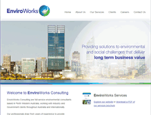 Tablet Screenshot of enviroworks.com.au